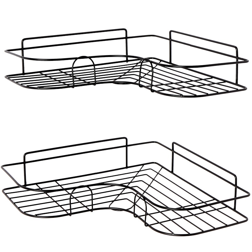 Set of 2 Hanging Racks - Black - Walmart.com