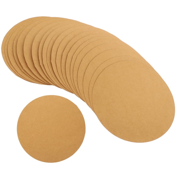 Set of 2 Hard Cardboard in Round Shape Drawing Paper Art Cards