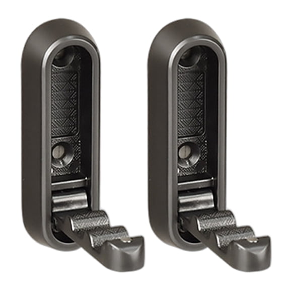 Set of 2 Heavy Duty Folding Hooks for Coats Towels Hats Backpacks Aluminum Alloy Foldable Wall Hook Clothes Hanger