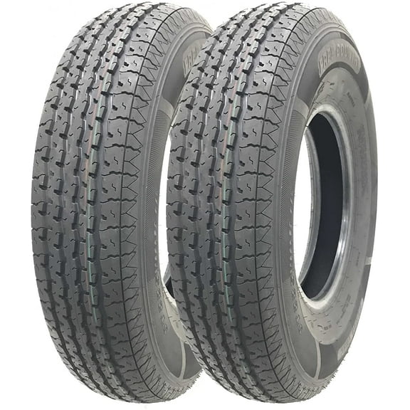Set of 2 Heavy Duty Trailer Tires ST 205/90R15 (7.00R15)10 PR load range E