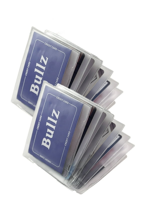 Set of 2 Heavy Duty Vinyl 6 Pages Stagger Hipster Men Wallet Insert MADE IN USA