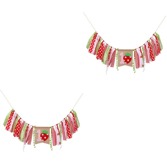 Set of 2 High Chairs for Babies Decoration Baby Banquet