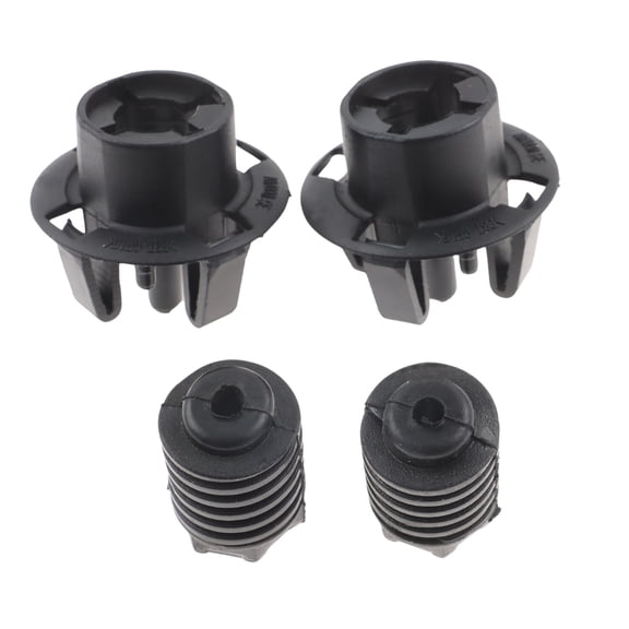 Set of 2 Hood Bumpers Rubber Buffer Stop Bracket Fit for Mercedes-Benz CLA250