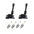 thumbnail image 1 of Set of 2 ISA Ignition Coils and 4 NGK Spark Plugs Compatible with 2003 Mazda Protege Mazdaspeed 2.0L V6 Turbocharged Replacement for UF407, 1 of 4