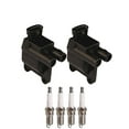 thumbnail image 1 of Set of 2 ISA Ignition Coils and 4 Spark Plugs Compatible with Toyota Tacoma 1998-2000 2.4L L4 2438cc -ci  Replacement for UF180, 1 of 1