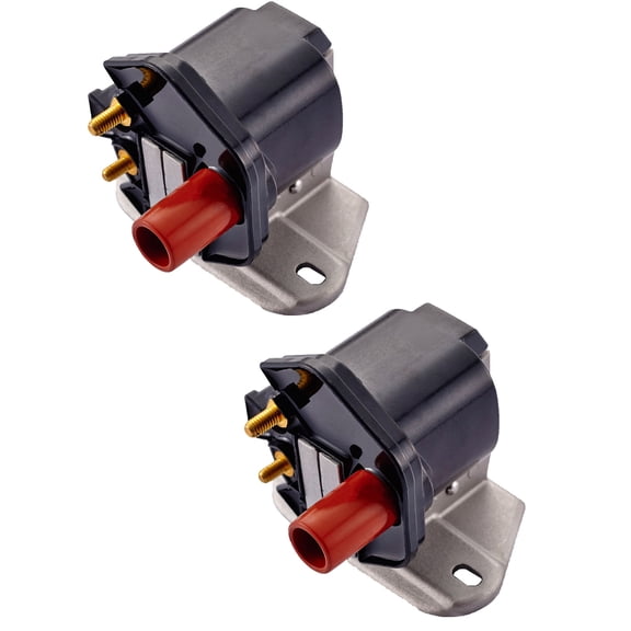 Set of 2 Ignition Coils Compatible with 1987-1989 MERCEDES-BENZ 260E L6-2.6L Replacement for UF44 C926 UF93 36-1181 E630 52-1969 5C1222 5069