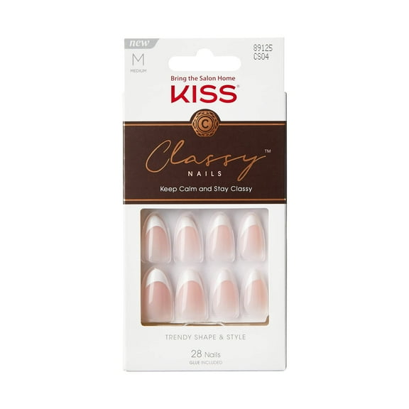 Set of 2 KISS Classy Nails, Press on Nails, Dashing