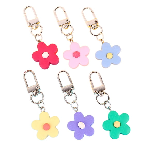 unbranded 12 pcs Key Chain Pendants Lovely Flower Bag Hanging Pendants Adorable Flower
