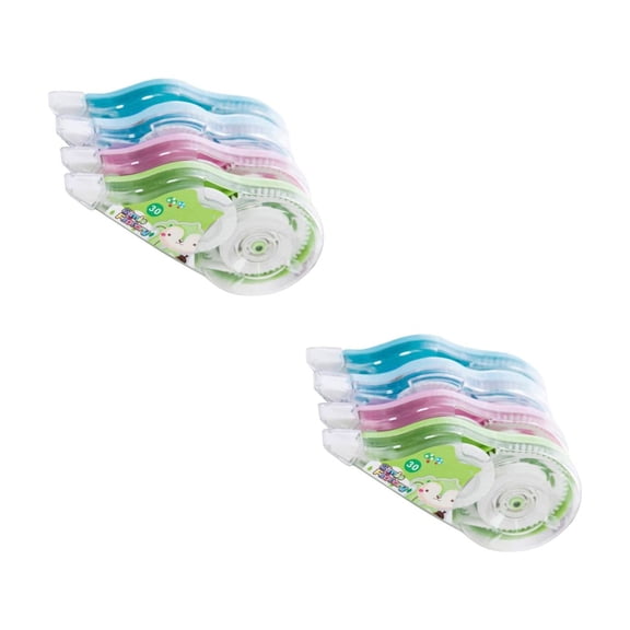 WRISTBIQUE Correction Tape Eraser Premium Instantly Corrected for Students 8Pcs