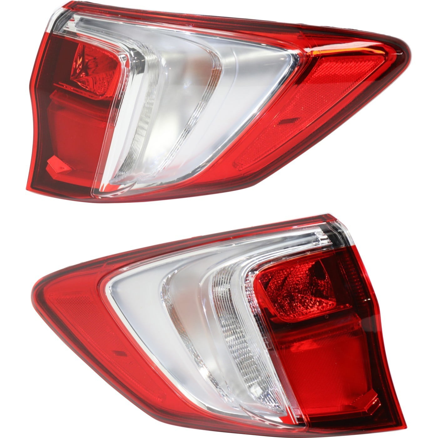 Set of 2 LED Tail Lights Tails Taillamps Brakes Driver & Passenger Pair ...