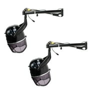 Set of 2 LIBRA II Salon Wall Mount Hair Dryer with Wall Arm