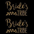 thumbnail image 1 of Set of 2 Laurel Brides Tribe Iron-on Gold Rhinestud Transfer by JCS Rhinestones, 1 of 2
