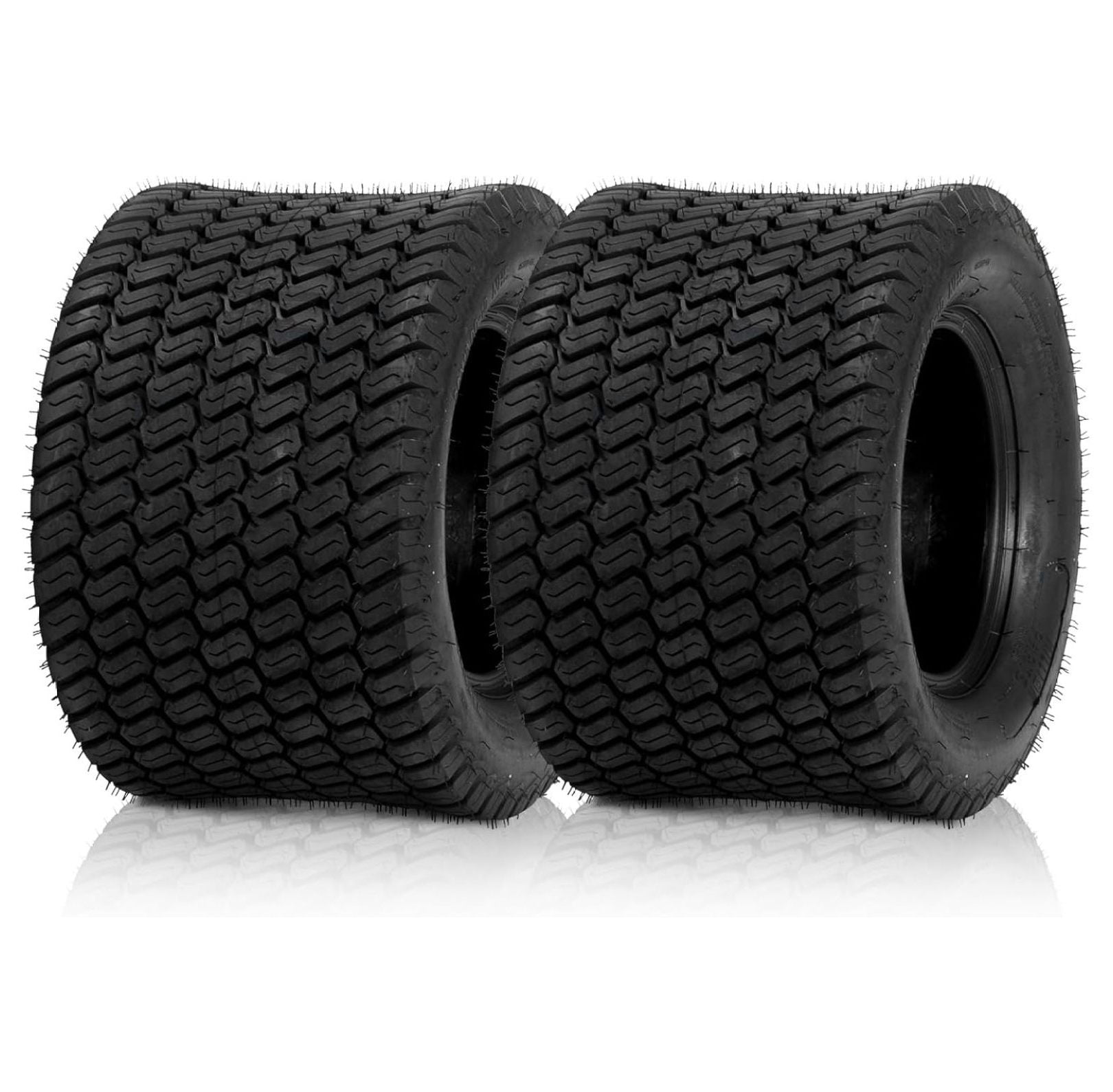 Set of 2 Lawn Mower Tractor Tires 20x12.00-10 4PR Lawn & Garden Golf Cart Turf Tires Tubeless 20x12x10