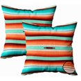 thumbnail image 1 of Set of 2 Light Watercolor Fishes Seamlessly Tiling Fish Pattern Throw Pillow Covers 18X18 Inch Decorative Pillow Cases for Couch Bedroom Living Room, 1 of 6