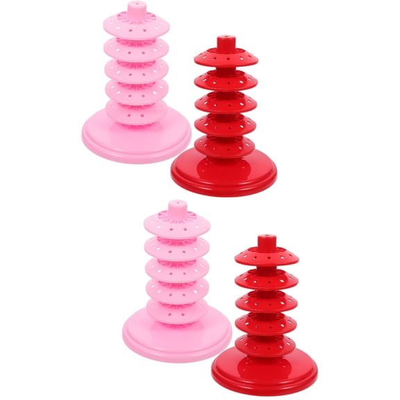 Set of 2 Lollipop Cutouts Holder Candy Display Stand Show Base