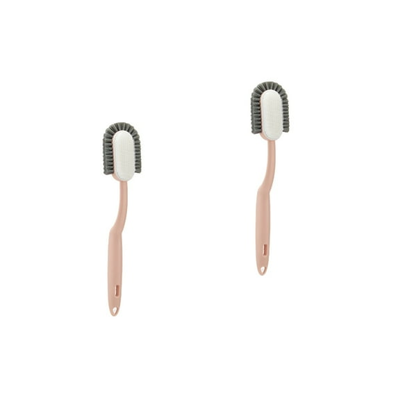 RENACLIPY Handle Scrub Brush Set for Home Cleaning with Hanging Hole, 2 Pieces and Easy to Use