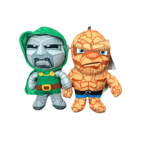 Set of 2 Marvel The Thing and Dr Doom Fantastic Four 8.5 Inch Plush Doll Toy