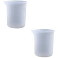 thumbnail image 1 of 2 Count Cups Lab Crystal Epoxy Measuring Cup Soft Measuring Cup 7X6.4CM White, 1 of 8