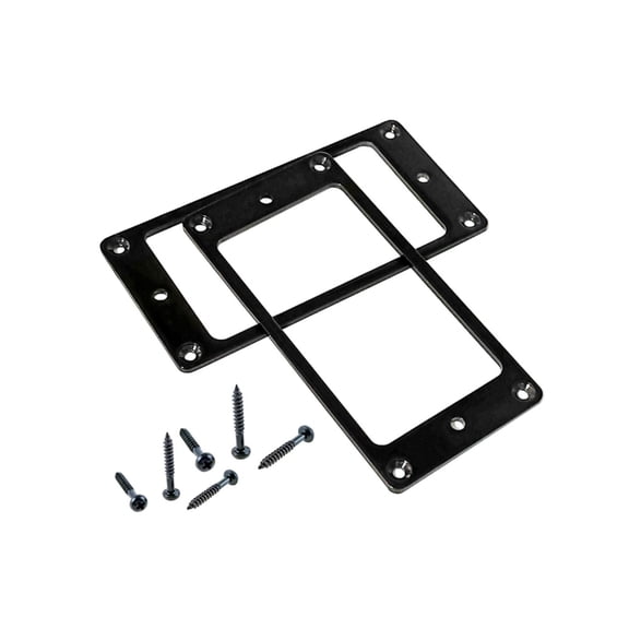 Set of 2 Metal Electric Guitar Pickup Frames Flat Humbucker Rings Mounts for Electric Guitars Humbuckers and Pickup Use