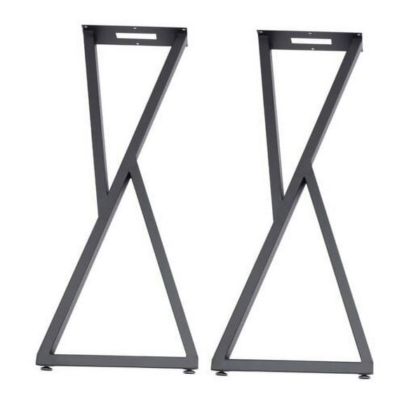 Set of 2 Metal Table Legs 32 inch Coffee Table Legs Desk Legs Industrial Style