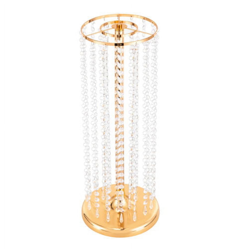 Set of 2 Metal Vase Table Centerpiece Flower Vase Flower Stand for