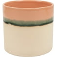 thumbnail image 1 of Set of 2 Metro Pink Reactive Glaze Ceramic Planter, 1 of 1