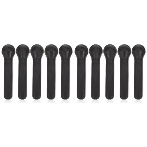Set of 2 Mic Stands Microphone for Kids Simulation Lightweight Toy Models
