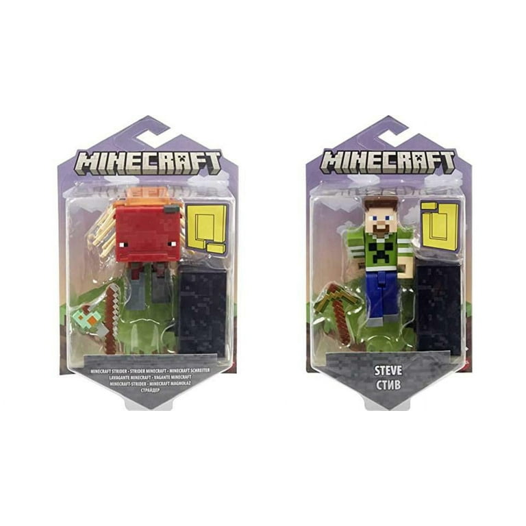 Minecraft Creeper Action Figure 3.25 In With 1 Build A Portal Piece & 1  Accessory Green