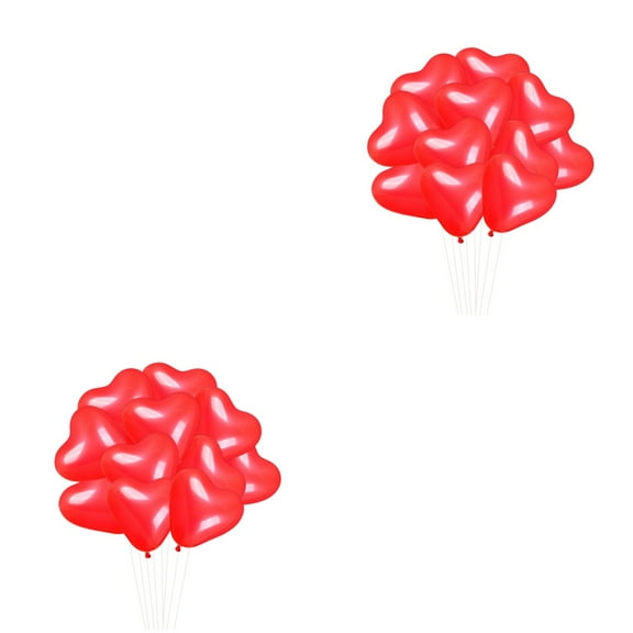 Set of 2 Mini Greeting Card Double Balloons Nontoxic
