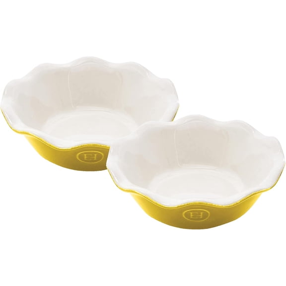 Set of 2 Mini Pie Dish, Leaves