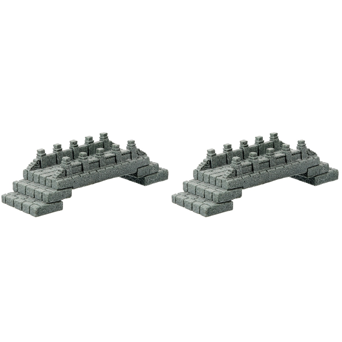 Set of 2 Models Yard Decor Aquarium Bridge Ornament Aquarium Decor Fish Tank Bridge Decor Micro