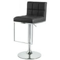 thumbnail image 1 of Set of 2 Modern Home Alex Contemporary Adjustable Height Counter/Bar Stool (Black Licorice), 1 of 3