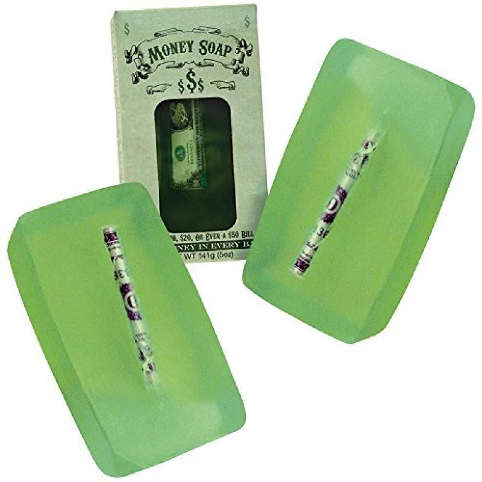 Money Soap With Real Cash In Every Bar, Jackpot Practical Joke Gag Gifts,  Green With A Fruity Scent, Fun Gifts For Him Or Her, Up To 100 In Each One  : 