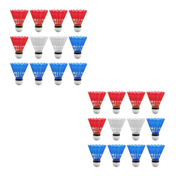 Set of 2 Multi Colour Shuttlecock Pool Badminton Balls Child