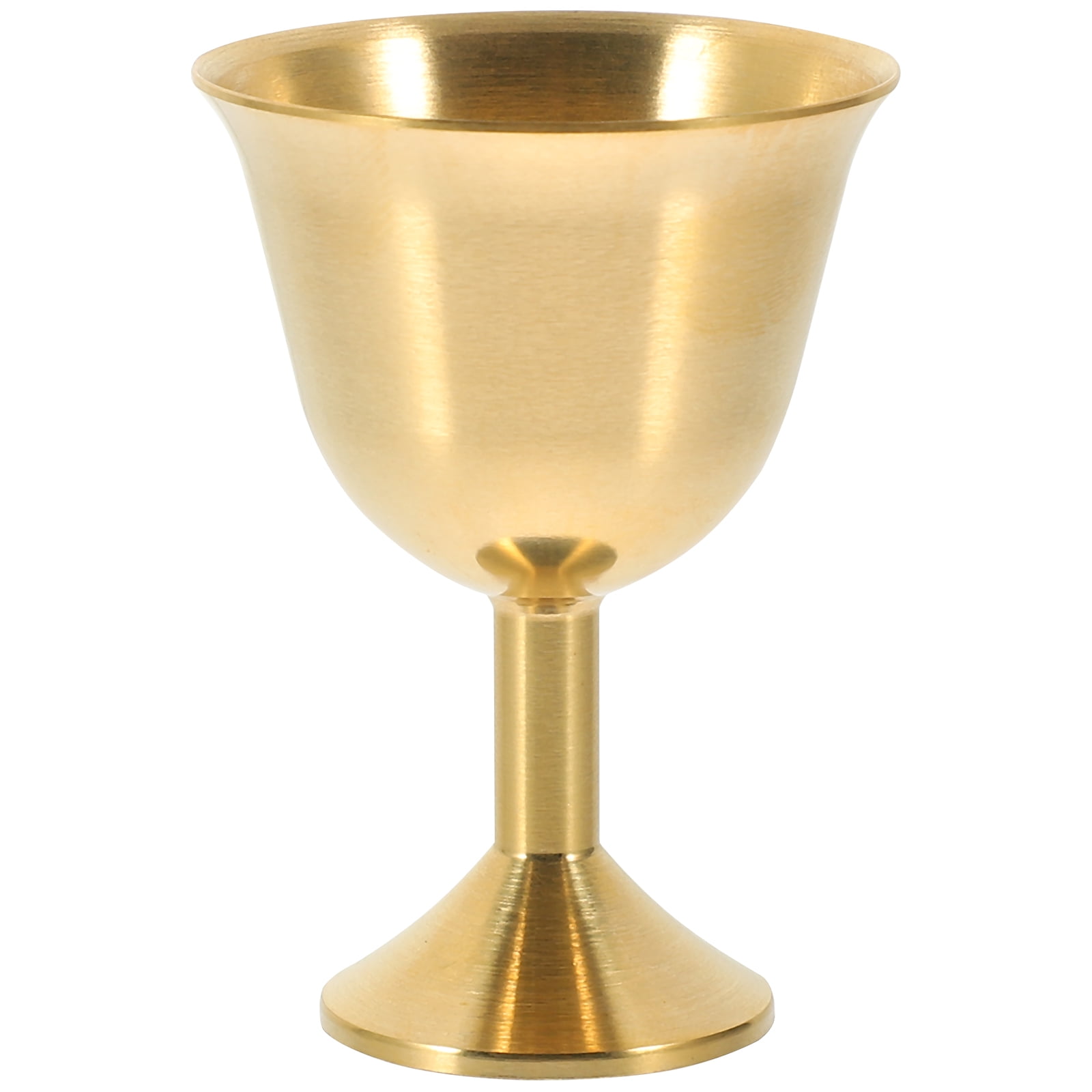 Set of 2 Multi-function Holy Cup Copper Offering Wine Glasses Gold ...