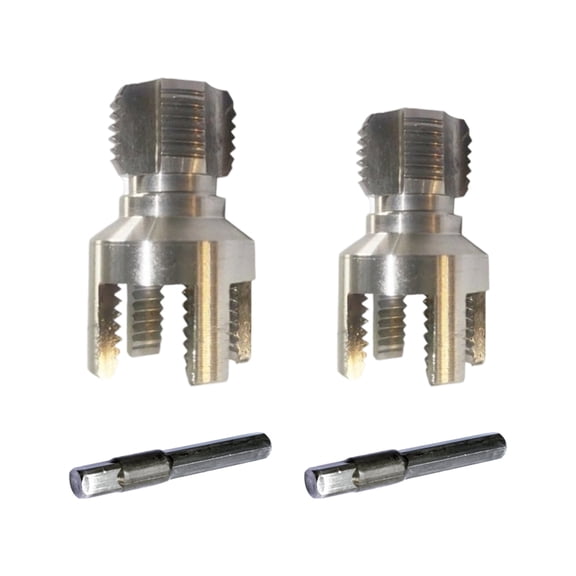 Set of 2 Multifunctional Pipes Threading Set Suitable for Power Drills For 3/4" Pipes Carbon Steel Threading Tool