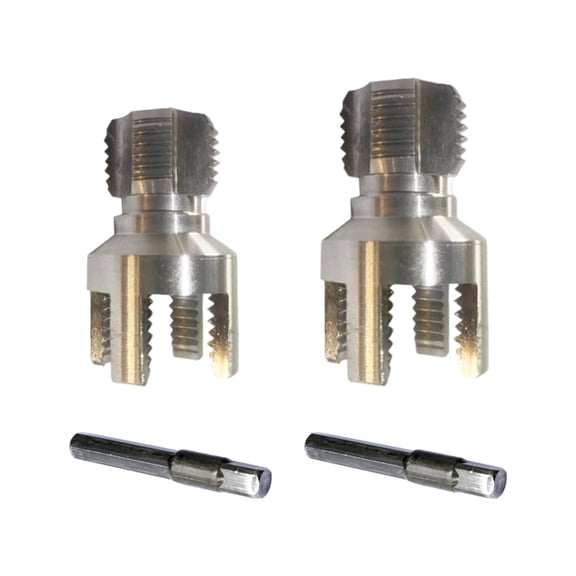 Set of 2 Multifunctional Pipes Threading Set Suitable for Power Drills For 3/4" Pipes Carbon Steel Threading Tool