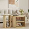 thumbnail image 1 of Set of 2 Nesting Coffee Tables, Nesting Coffee Table, Round Coffee Tables, Coffee Table Set, 1 of 7