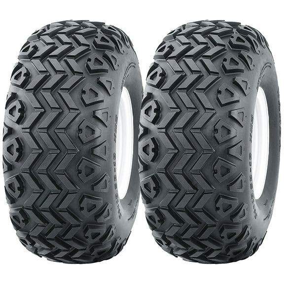 Set of 2 New ATV Go Kart Golf Cart John Deer OEM Tires 22.5X10-8 4PR - 14027