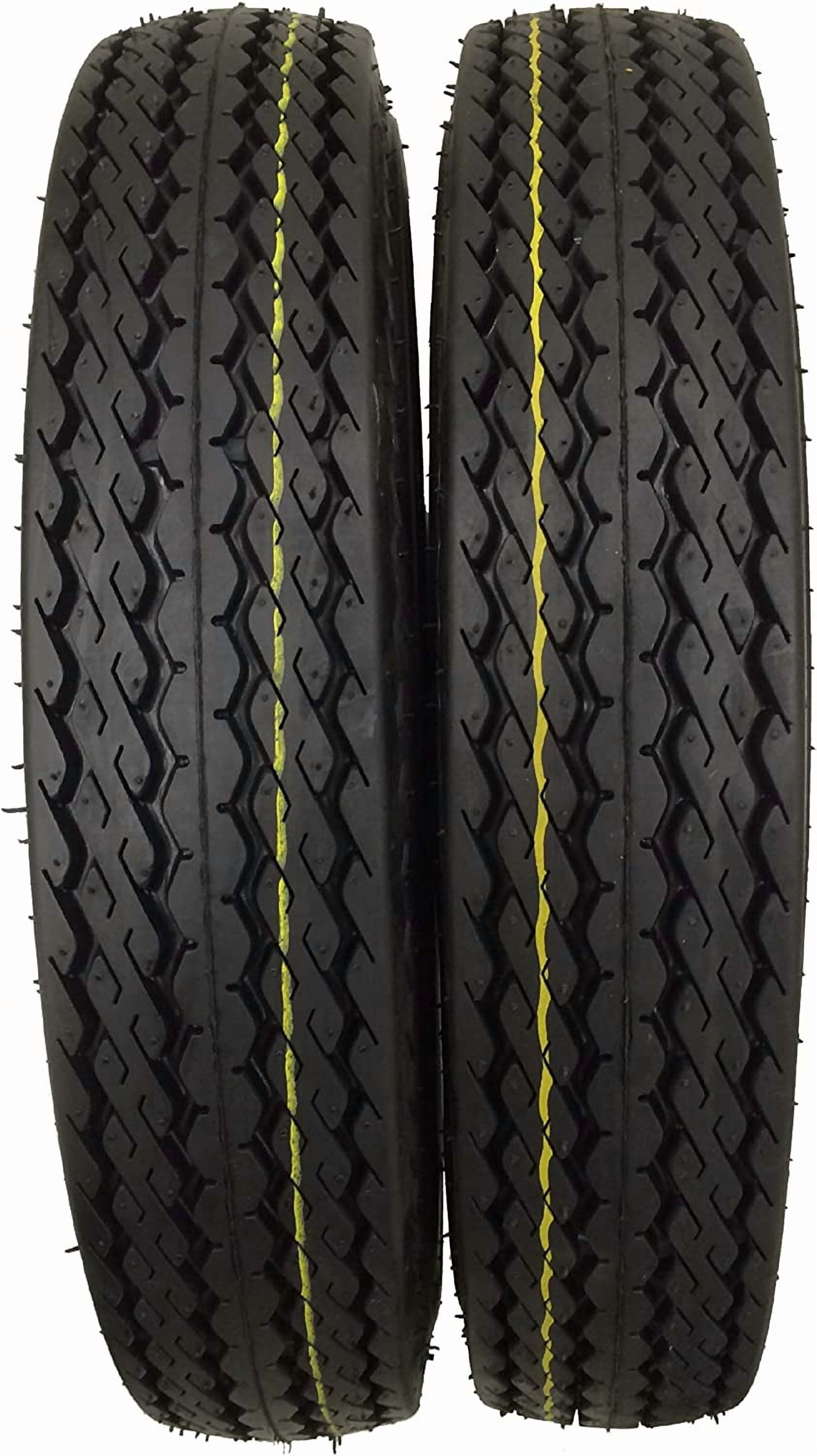 Set of 2 New Highway WANDA Boat Motorcycle Trailer Tires 4.80-12 6pr Load Range C - 11031