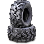 Set of 2 New Premium WANDA ATV/UTV Tires 26x12-12 26X12X12 6PR P375 - 10218 Super Lug Mud