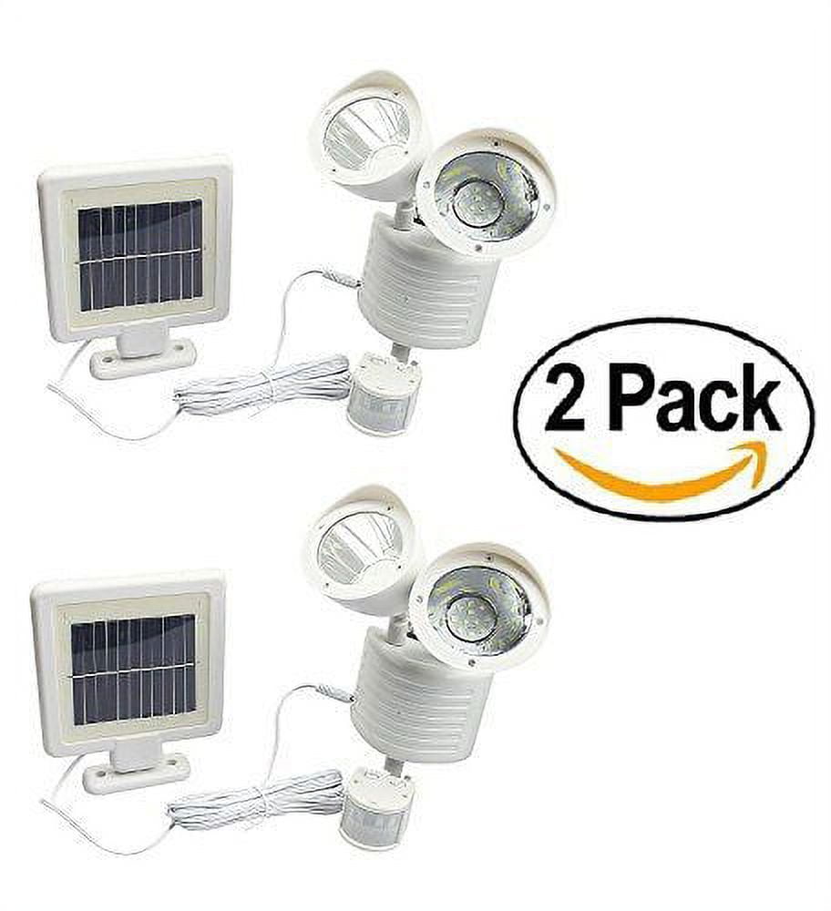 Set of 2 SMD LED Solar Powered Motion Sensor Light 22 LED 150 Lumens 60 80 Black Set of 2 SMD LED Solar Powered Motion Sensor Light 22 LED 150 Lumens 60 80 Black