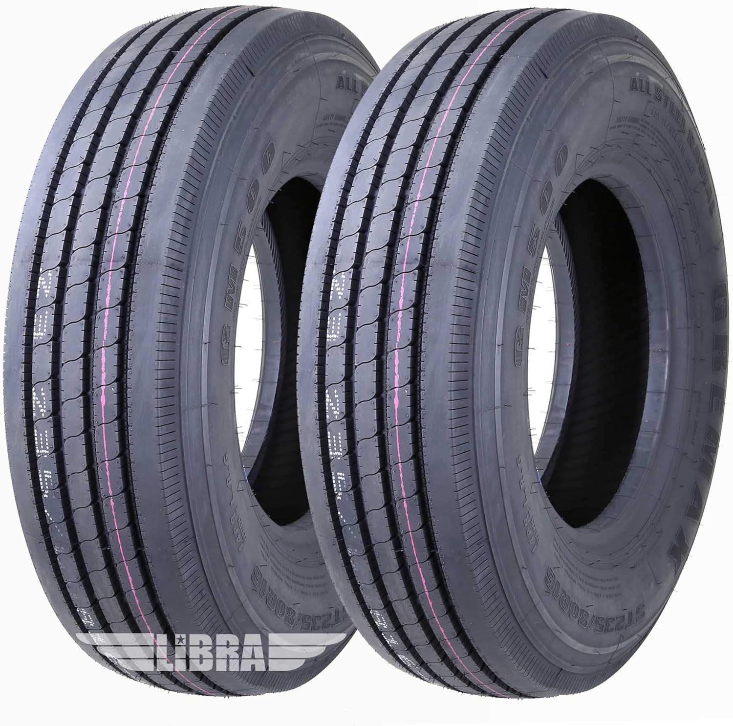 Gremax All Steel Heavy Duty Radial ST 225/75R15 14 PR Load Range G-11076 Trailer Tires, Set of 2 Simolary simolary.com