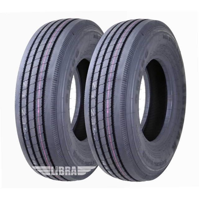 Set of 2 New ZEEMAX All Steel Heavy Duty Radial Trailer Tires ST 225