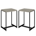 thumbnail image 1 of Oumilen Adult Modern Set of 2 Nightstands Narrow Side Table End Table, Gray, 1 of 7