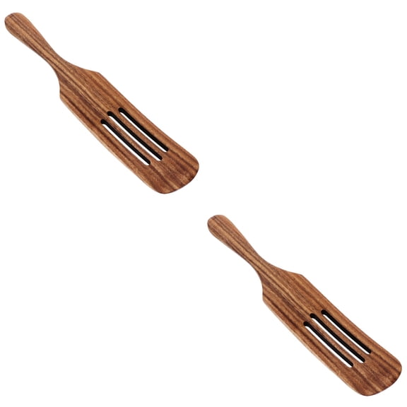 Set of 2 No Wooden Spatula Kitchen Utensils Perfect for Any Task