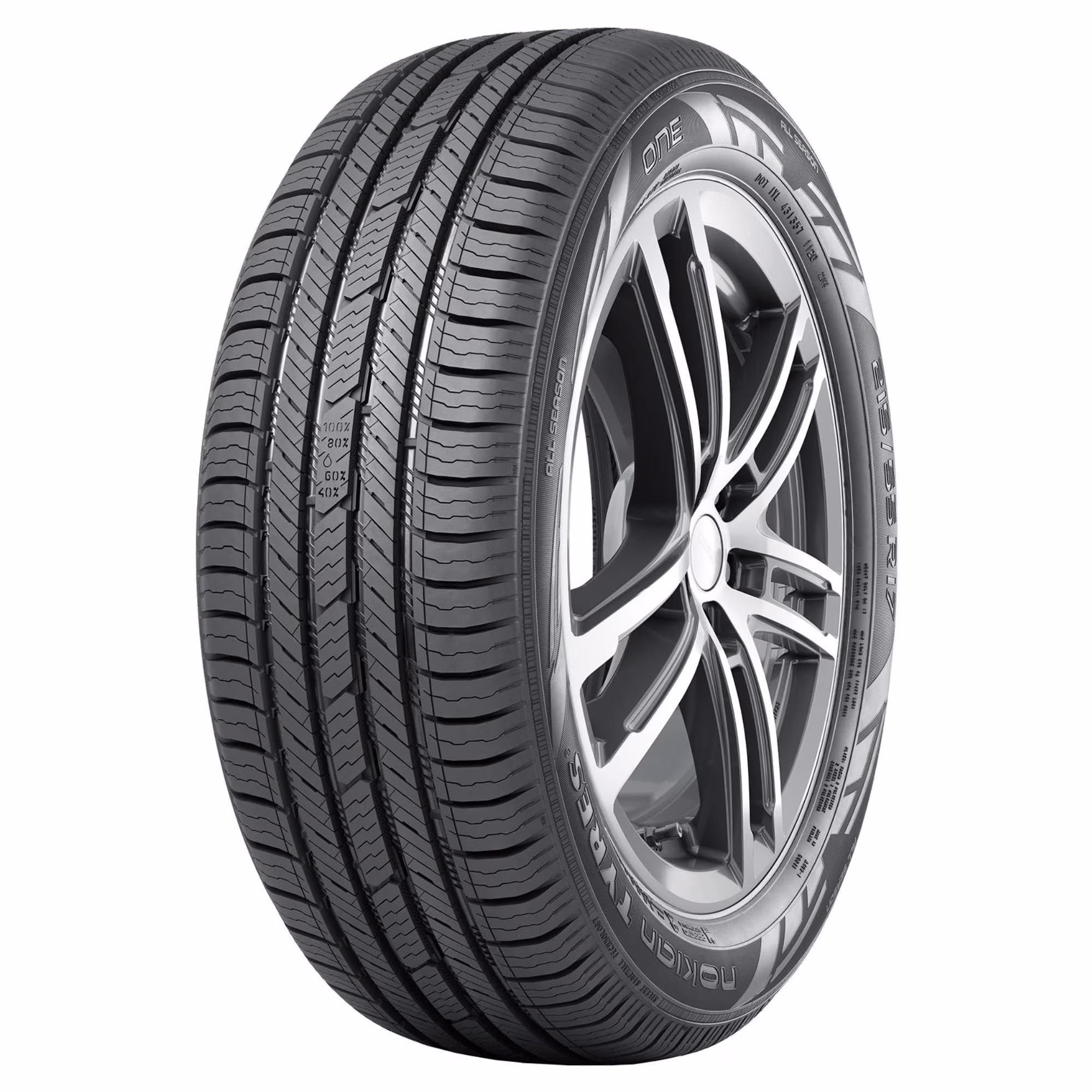 Set of 2 Nokian One 255/45R20XL 105V Tires