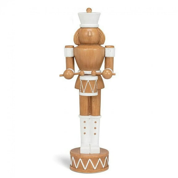 Set of 2 Nutcracker With A Drum Figurine