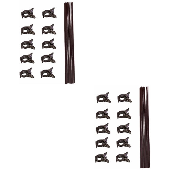 Set of 2 Orchid Clip Climbing Vine Clips Plant Hardware