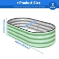 thumbnail image 1 of Set of 2 Outdoor Raised Garden Beds Measuring 46X23X11 Inches, Metal Planter Boxes Suitable for Growing Plants And Vegetables., 1 of 10